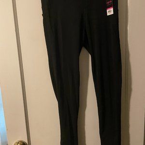 POP Fit Leggings "Roxy" Black w/pockets Size L